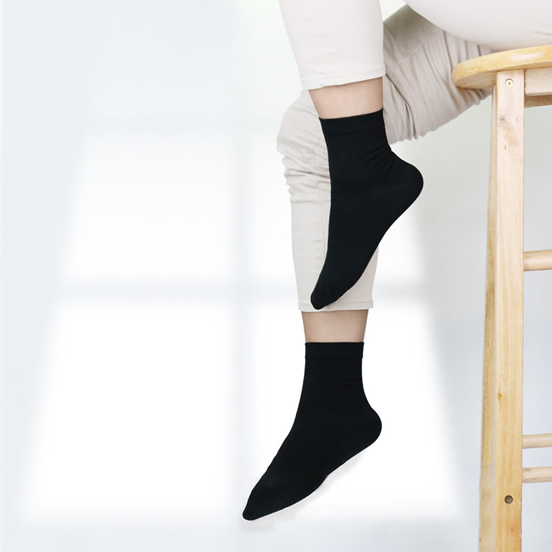 Cotton Thick Quarter Socks(3 Pairs) - image 5