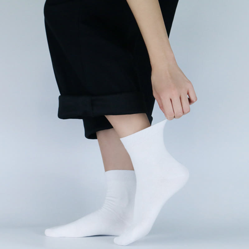 Cotton Thick Quarter Socks(3 Pairs) - image 4