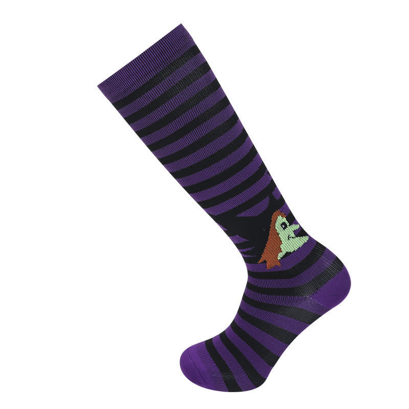  Halloween Holiday Soft Cotton Compression Socks(3 Pairs) - image 2