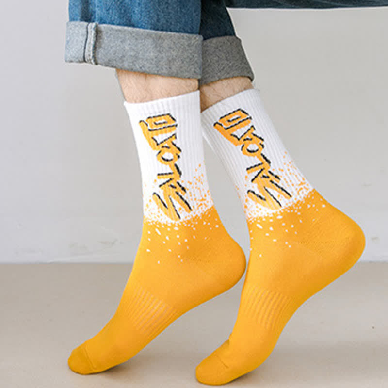Trendy Crew Socks(5 Pairs) - image 4