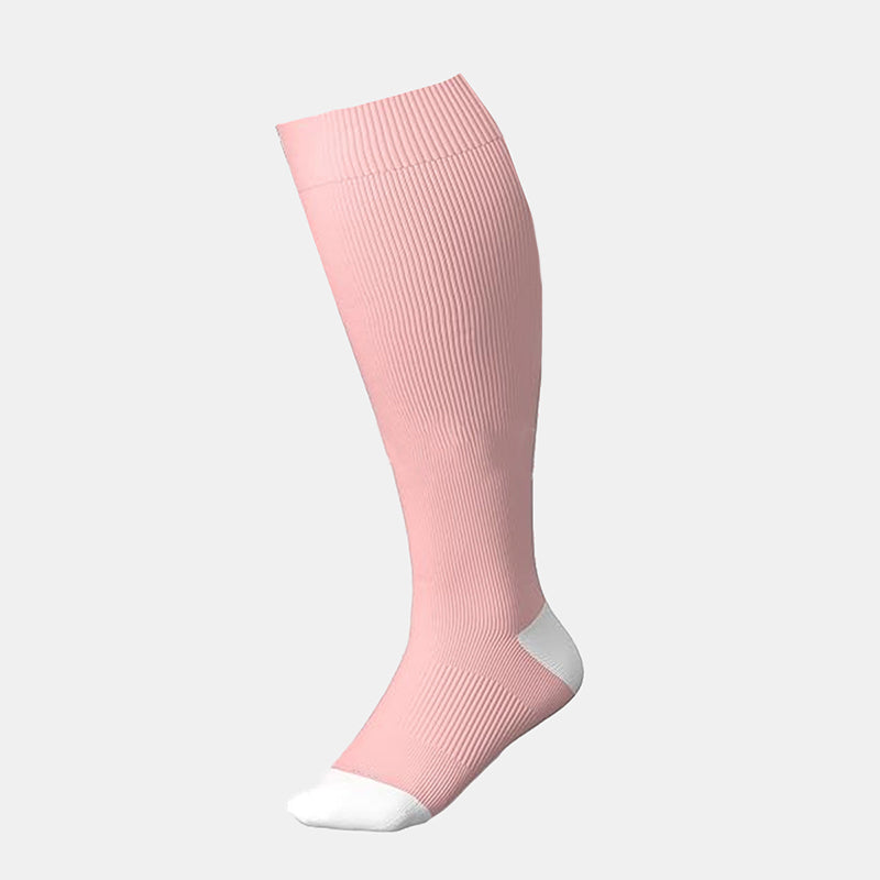 Plus Size Solid Color Elastic Compression Socks(3 Pairs) - image 6