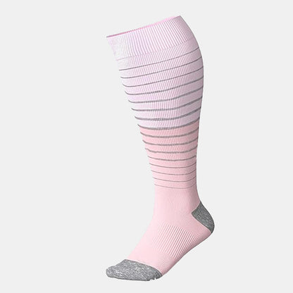 Plus Size Color Block Striped Compression Socks(3 Pairs) - image 2