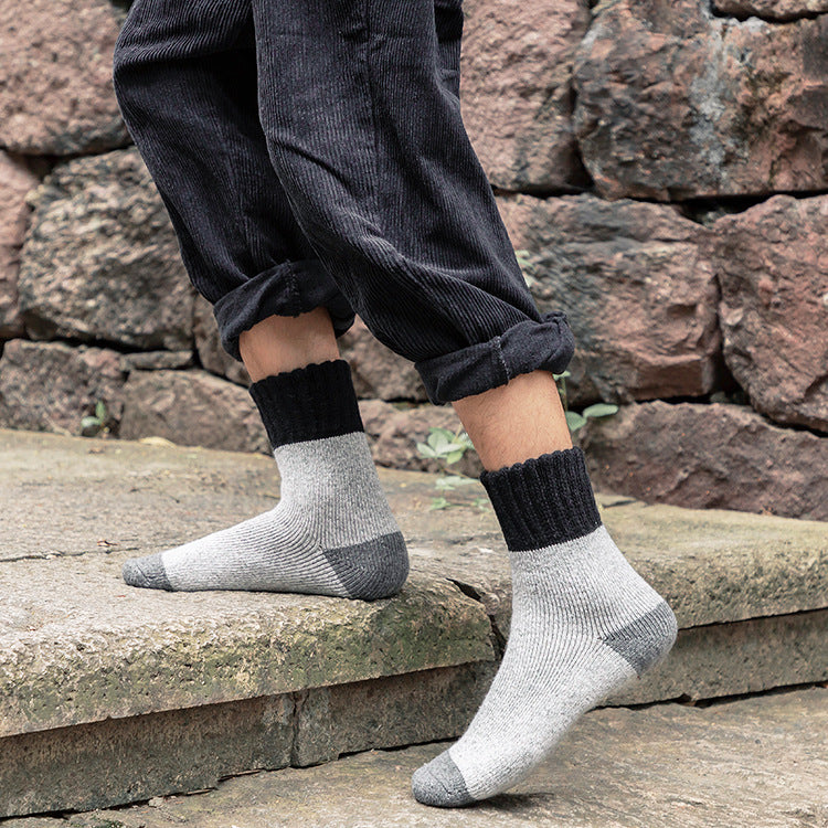 Cold Resistant Wool Quarter Socks(5 Pairs) - image 0