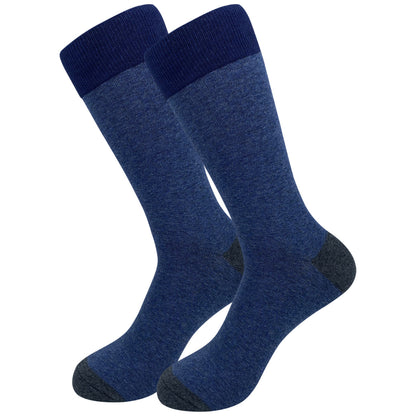 Deep Blue Crew Socks(5 Pairs) - image 5