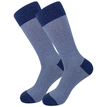 Deep Blue Crew Socks(5 Pairs) - image 4