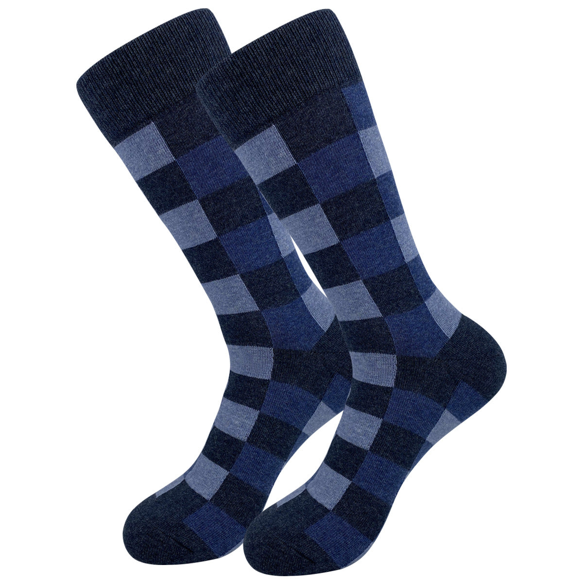 Deep Blue Crew Socks(5 Pairs) - image 3