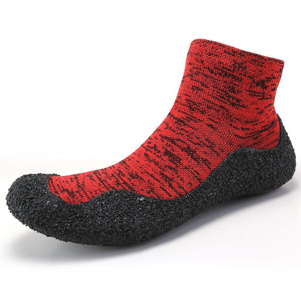  Plus Size Lightweight Barefoot Sock Shoes - Red - US12 - image 4