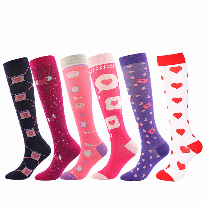 Heart Love Compression Socks(6 Pairs) - image 7