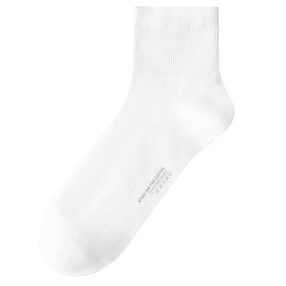 Soft Cotton Quarter Socks (3 Pairs) - White - EU40-47(US7-12.5) - image 10