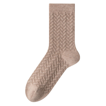 Pure Cotton Quarter Socks (3 Pairs) - Camel - EU40-45(US7-11) - image 4