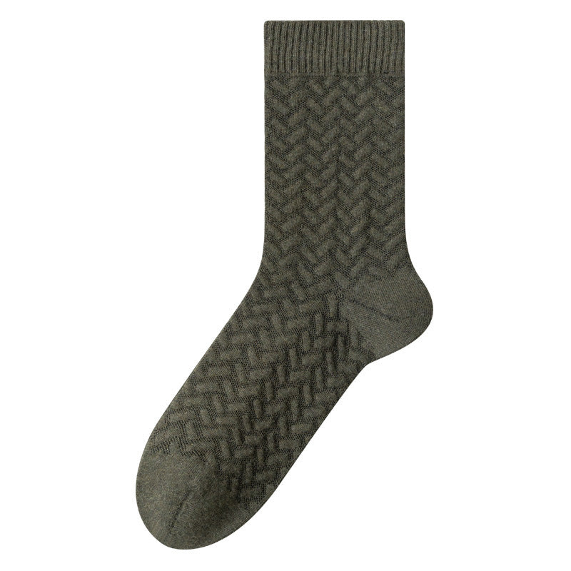 Pure Cotton Quarter Socks (3 Pairs) - Green - EU40-45(US7-11) - image 13