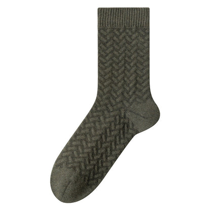 Pure Cotton Quarter Socks (3 Pairs) - Green - EU40-45(US7-11) - image 13