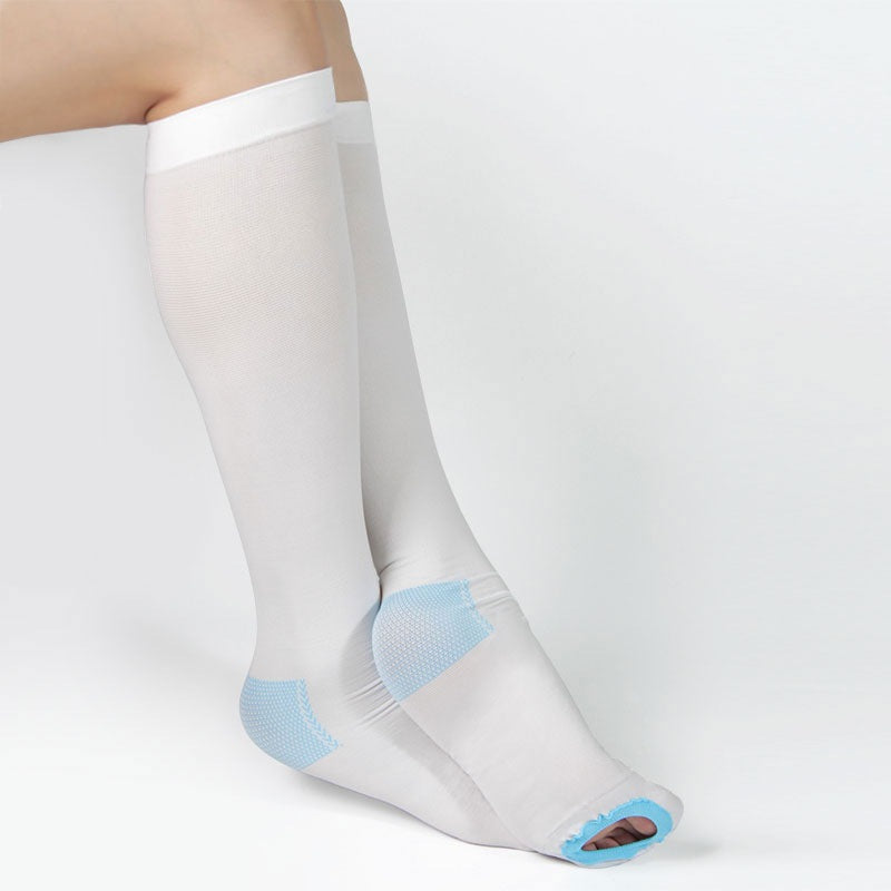 Plus Size Medical Knee High Compression Socks - image 2