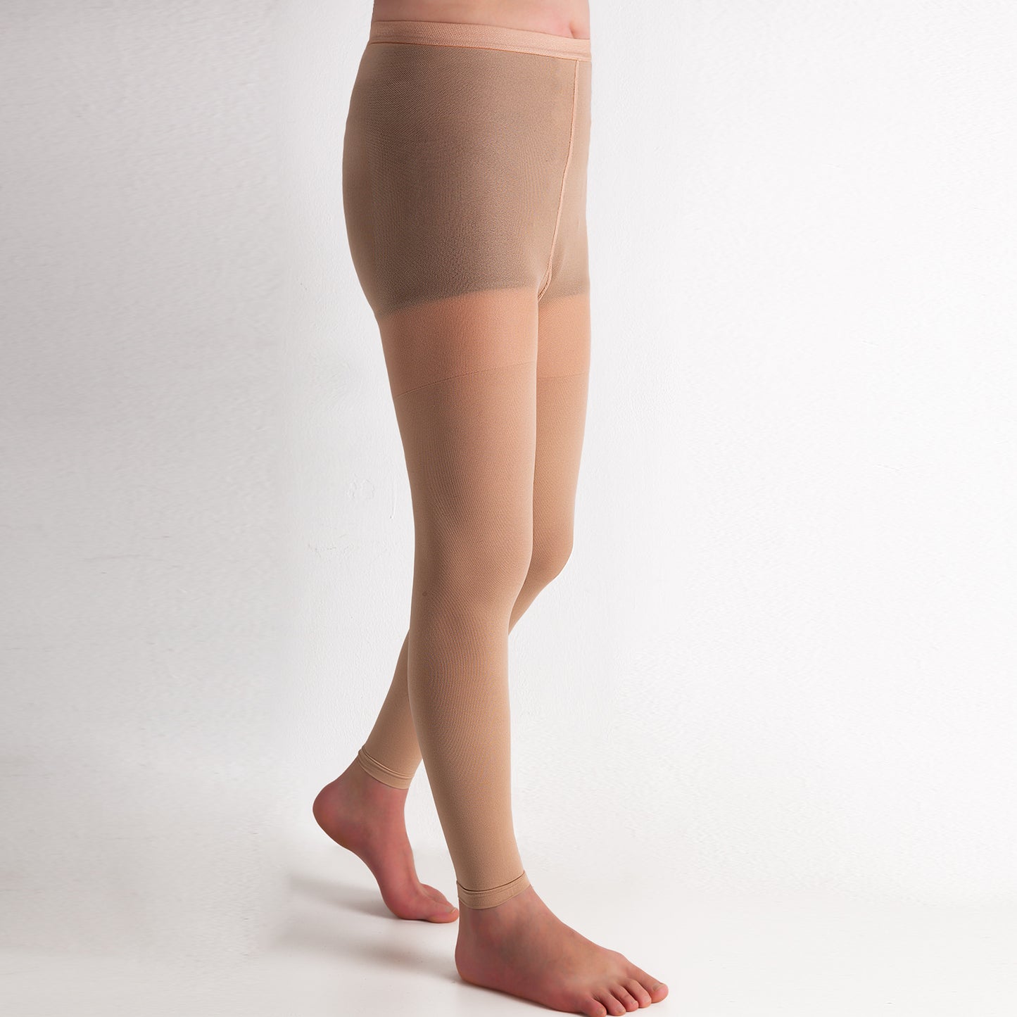 Plus Size Medical Footless Compression Tights(15-20mmHg) - image 4