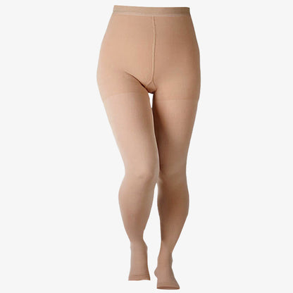 Plus Size Medical Toeless Compression Tights(20-30mmHg) - Nude - 4XL - image 3