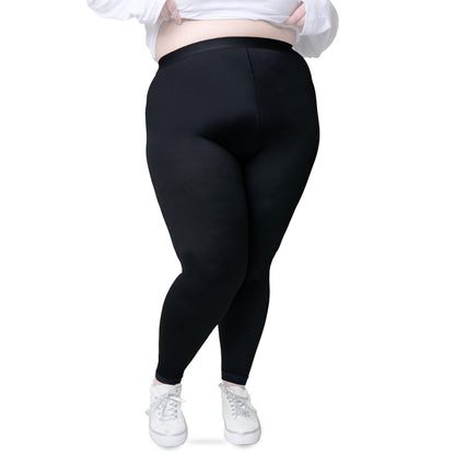 Plus Size Medical Footless Compression Tights(20-30mmHg) - image 0