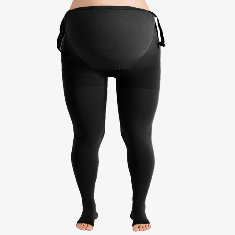 Plus Size Medical Footless Pregnancy Compression Tights(15-20mmhg) - image 0