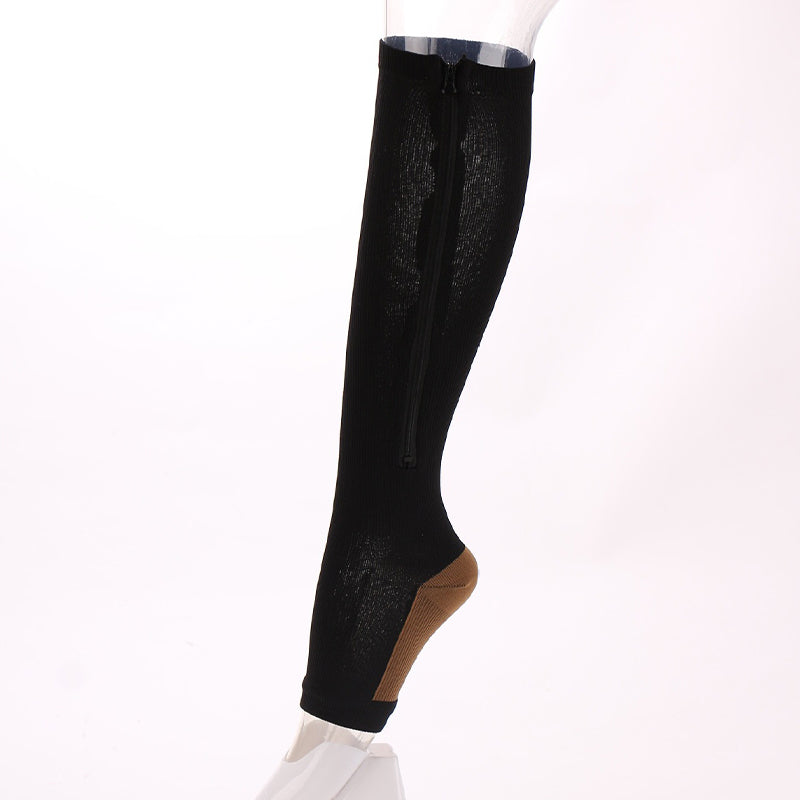 Plus Size Toeless Compression Socks(3 Pairs) - image 4