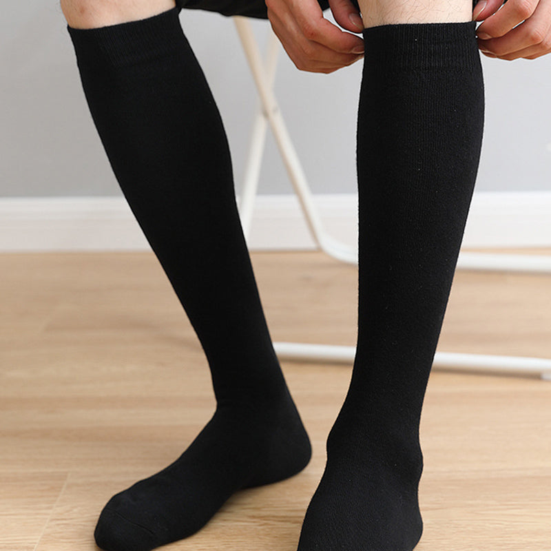 Elasticity Knee High Socks(3 Pairs) - image 3