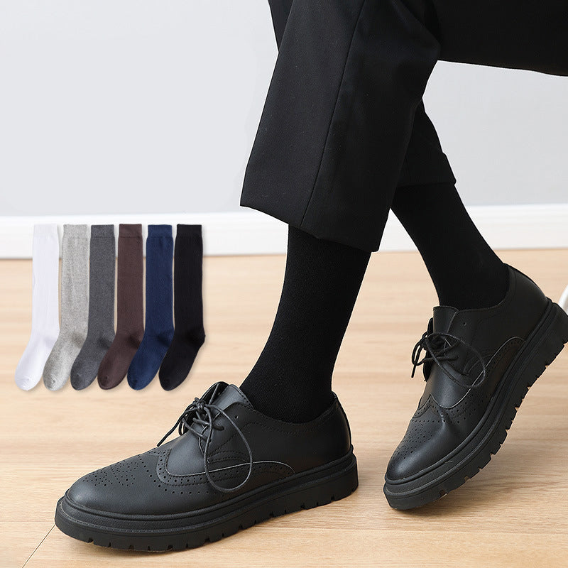 Elasticity Knee High Socks(3 Pairs) - image 10