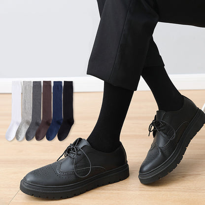 Elasticity Knee High Socks(3 Pairs) - image 10