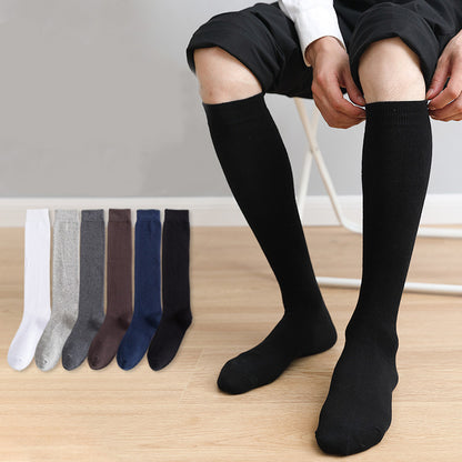 Elasticity Knee High Socks(3 Pairs) - image 0