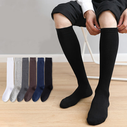 Elasticity Knee High Socks(3 Pairs) - image 0