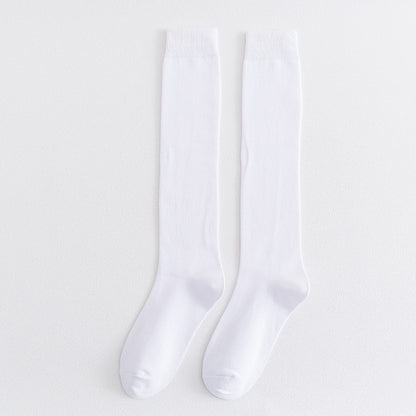 Elasticity Knee High Socks(3 Pairs) - White - EU39-45(US6-11) - image 15