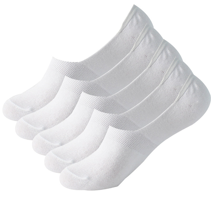 Sweat Absorption No Show Socks(10 Pairs) - White - EU39-44(US6-10) - image 16