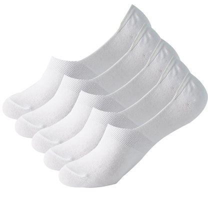 Sweat Absorption No Show Socks(10 Pairs) - White - EU39-44(US6-10) - image 16