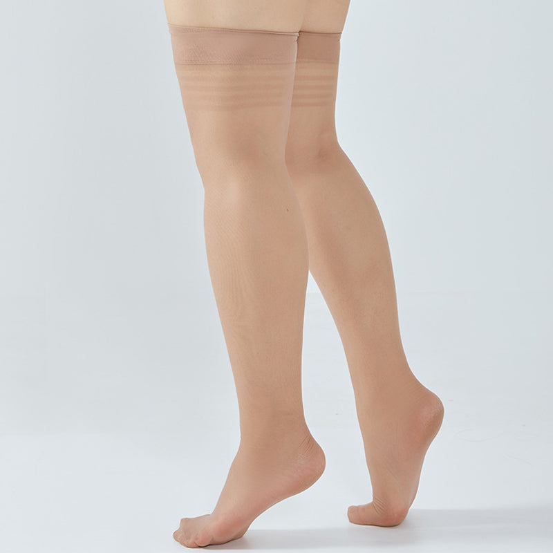 Transparent Thigh High Socks(4 Pairs) - image 12