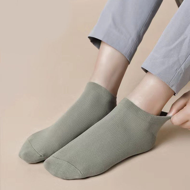 Antibacterial Soft Ankle Socks(5 Pairs) - image 1