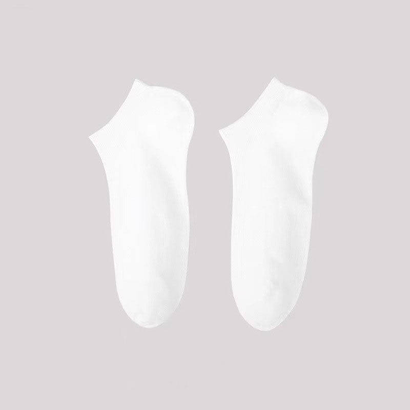 Antibacterial Soft Ankle Socks(5 Pairs) - White - EU42-48(US8.5-13) - image 6