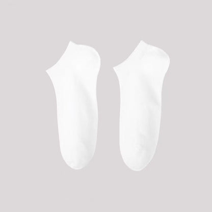 Antibacterial Soft Ankle Socks(5 Pairs) - White - EU42-48(US8.5-13) - image 6