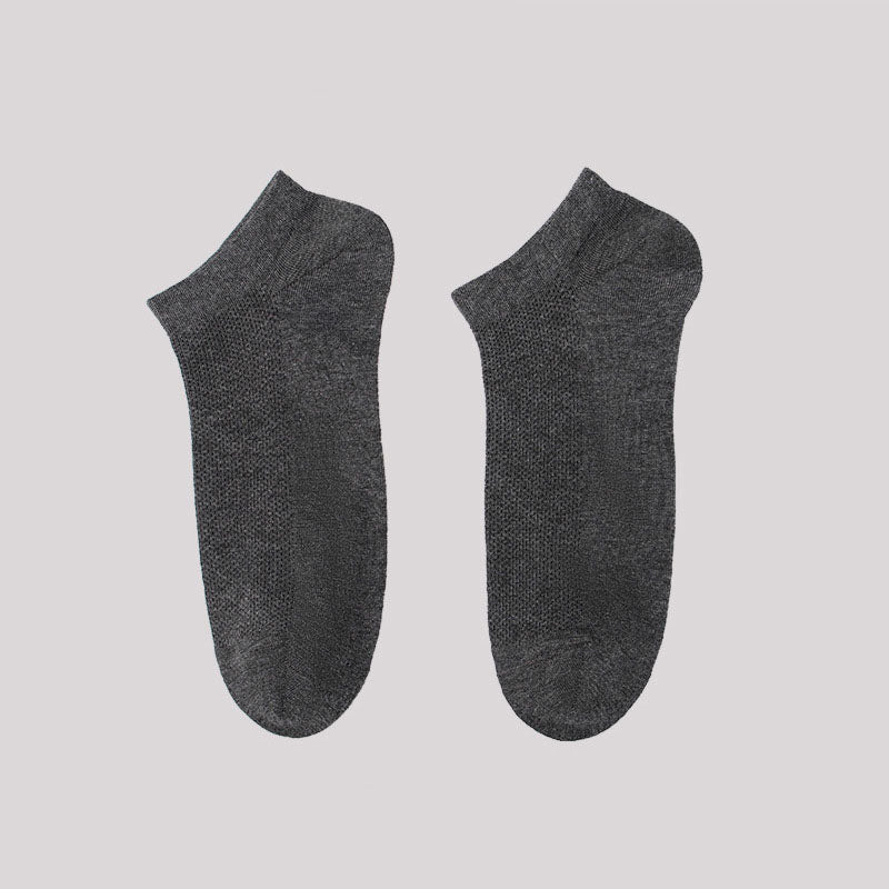 Antibacterial Soft Ankle Socks(5 Pairs) - Dark Grey - EU42-48(US8.5-13) - image 9