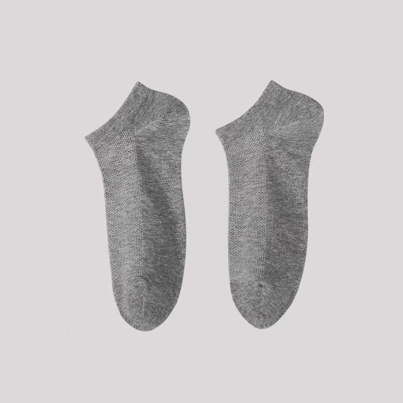 Antibacterial Soft Ankle Socks(5 Pairs) - Light Gray - EU42-48(US8.5-13) - image 8
