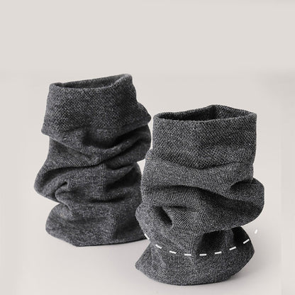 Solid Color Casual Quarter Socks(5 Pairs) - image 3