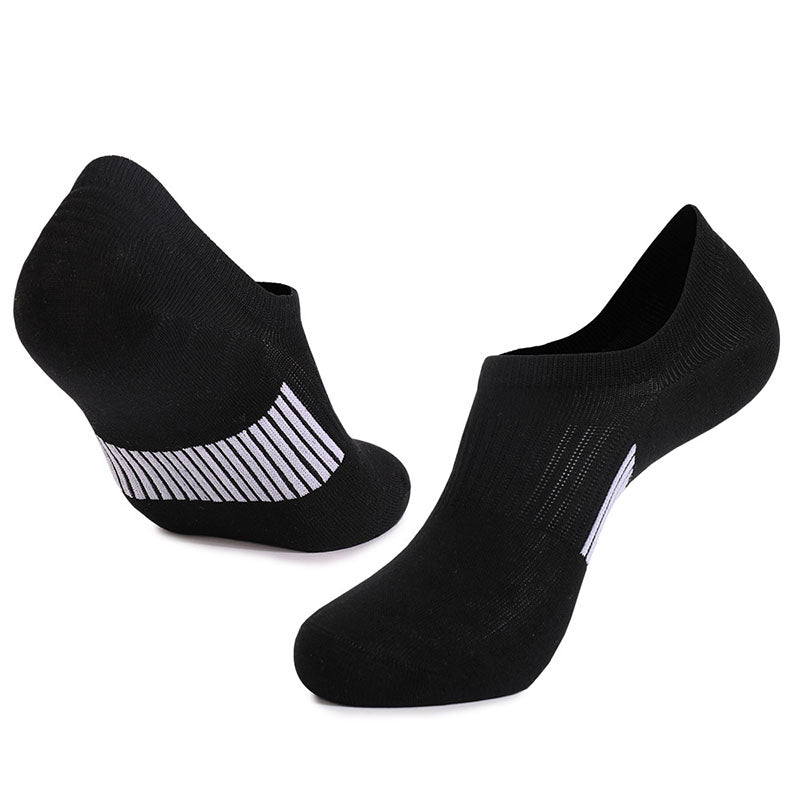 Classic Color Breathableal Ankle Socks(6 Pairs) - Black - EU37-45(US4-11) - image 4