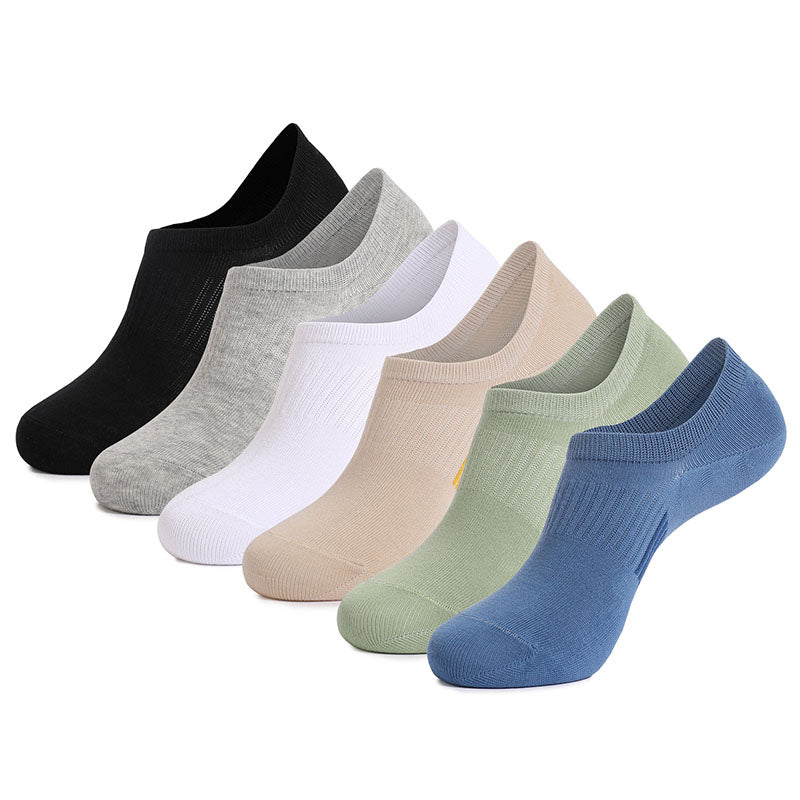 Classic Color Breathableal Ankle Socks(6 Pairs) - image 10