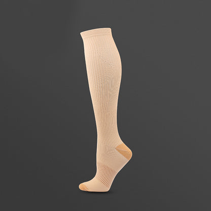 Casual Classic Compression Socks(3 Pairs) - Nude - S/M - image 3