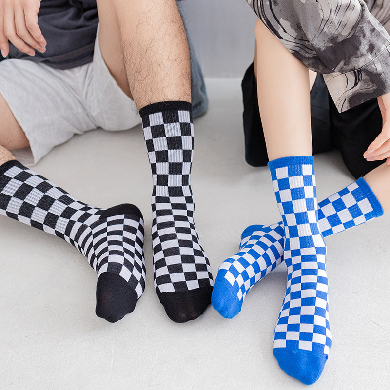 Checkerboard Quarter Socks(6 Pairs) - image 2