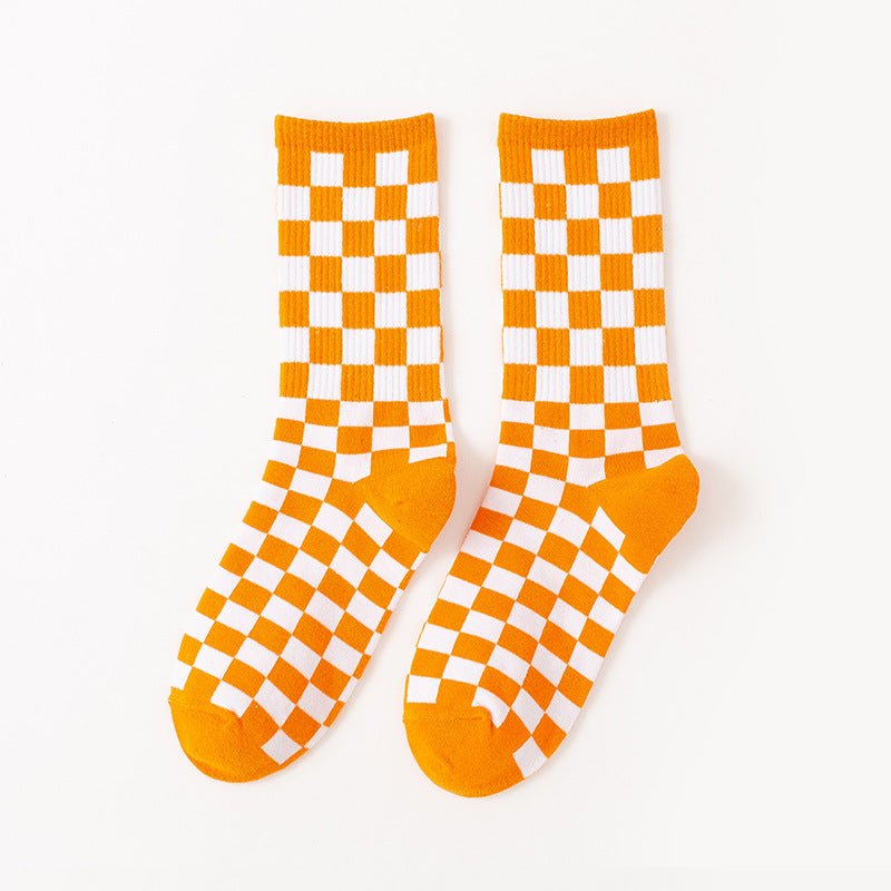 Checkerboard Quarter Socks(6 Pairs) - image 10