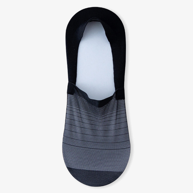 Plus Size Ice Silk No Show Socks(5 Pairs)