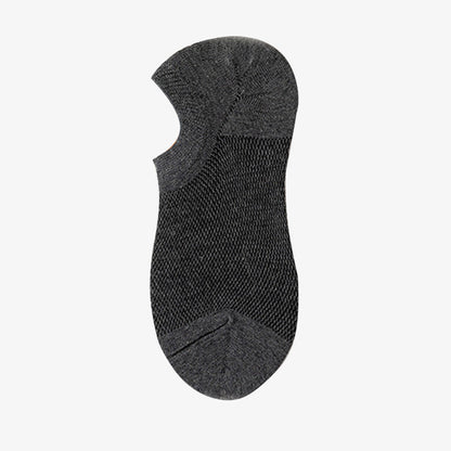 Mesh Non-slip Silicone Ankle Socks(11 Pairs) - Dark Grey - EU44-50(US10-15) - image 12