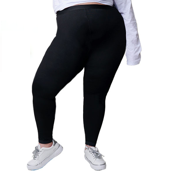 Plus Size Medical Footless Compression Tights(20-30mmHg) - image 1