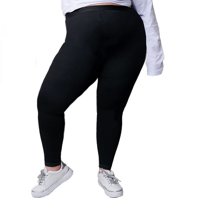 Plus Size Medical Footless Compression Tights(20-30mmHg) - image 1