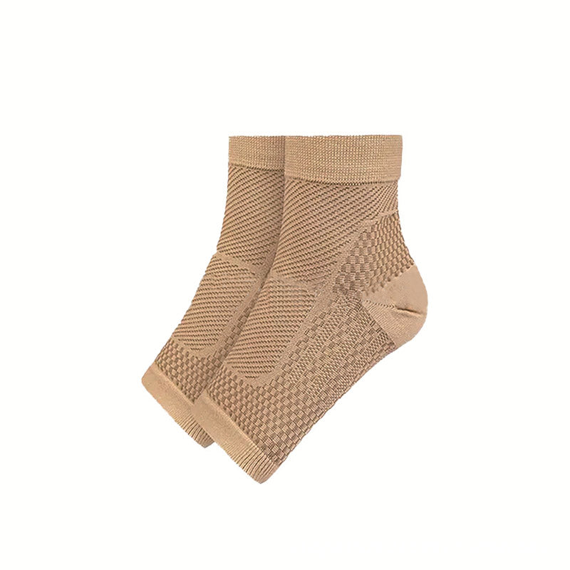 Plus Size Sport Compression Socks(3 Pairs) - Nude - S/M - image 1