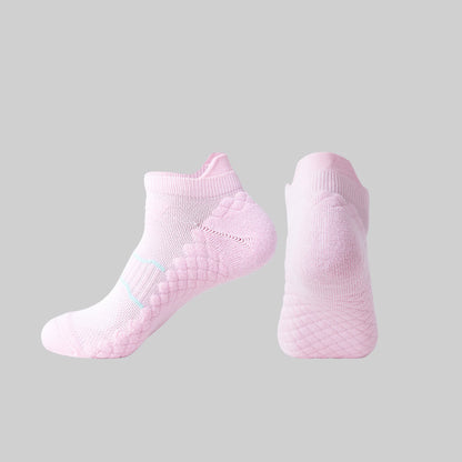 Quick Drying Sport Ankle Compression Socks(4 Pairs) - Pink - EU36-40(US3-7) - image 4