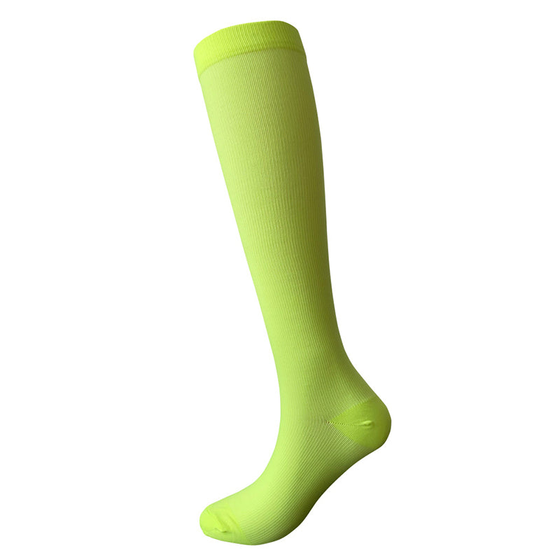 Solid Color Sport Compression Socks(3 Pairs) - image 1