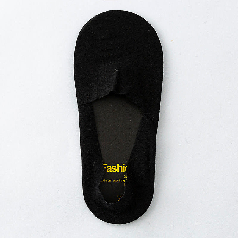 Plus Size Silicone Anti-shedding No Show Socks(5 Pairs)